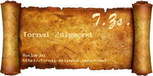 Tornai Zsigmond névjegykártya